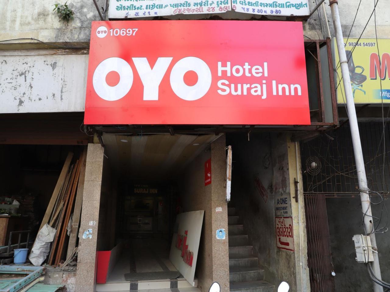 Oyo 10697 Hotel Suraj Inn Surate Exterior foto